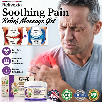 Relivexia™ Advanced Arthritis Relief Gel — AAOS-Approved Turmeric & Emu Oil for Joint & Muscle Comfort