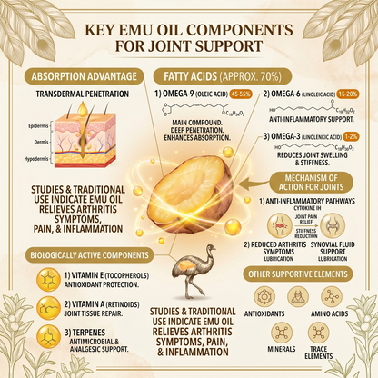 Relivexia™ Advanced Arthritis Relief Gel — AAOS-Approved Turmeric & Emu Oil for Joint & Muscle Comfort