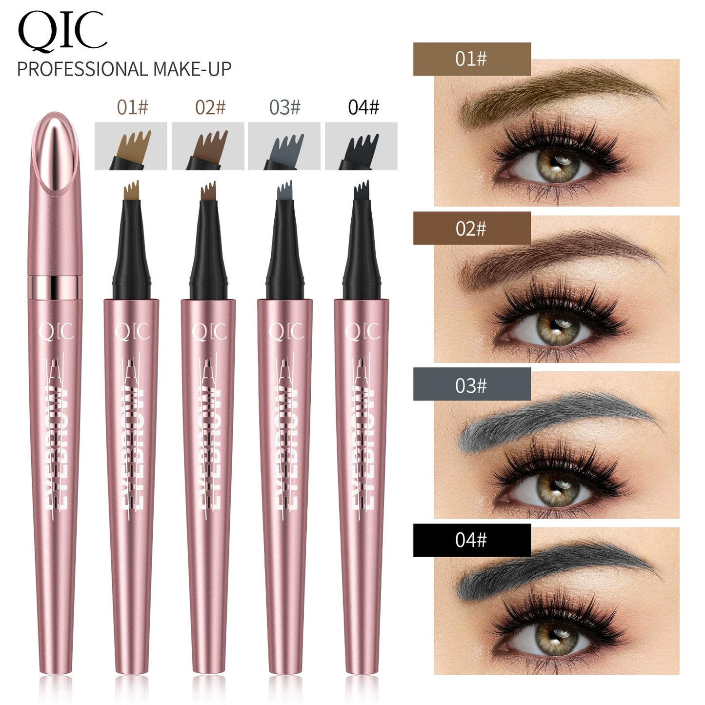 Last Day Buy 1 Get 1 Free✨Waterproof Micro-Fork Eyebrow Pencil